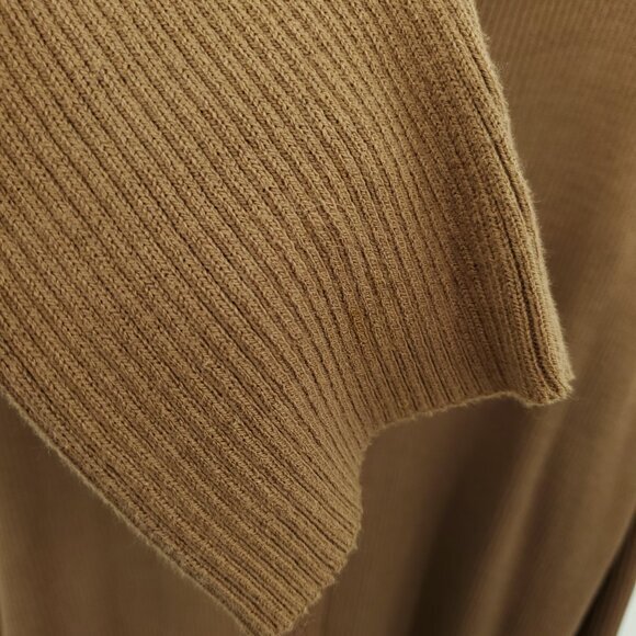 VTG Y2K metrostyle Ribbed Maxi Matching Tank Dress/Duster Sweater Set 1X Brown - Picture 11 of 16